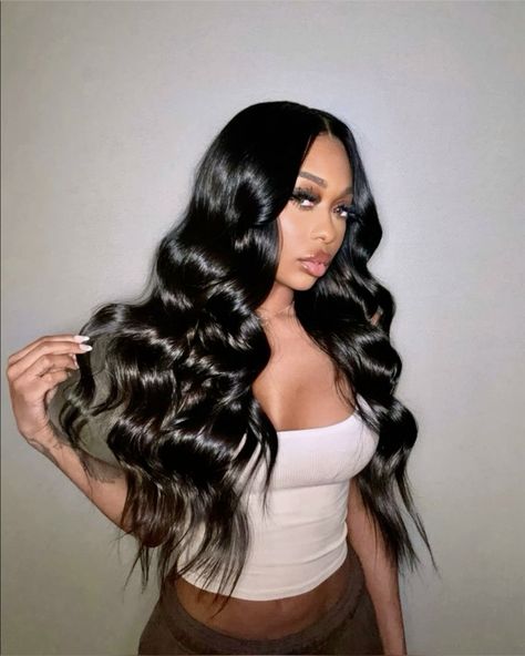 Beach Waves Wig, Bunny Beauty, Cute Hair Colors, Curly Weaves, Birthday Hair, Curly Waves, Lace Front Human Hair, Kids Braided Hairstyles, Middle Part