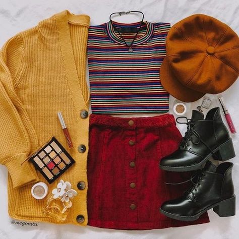 Winter Outfits Instagram, Edgy Winter Outfits, Look 80s, Outfits Simple, Mode Hippie, Outfits Vintage, Outfits 90s, Artsy Outfit, Winter Vintage