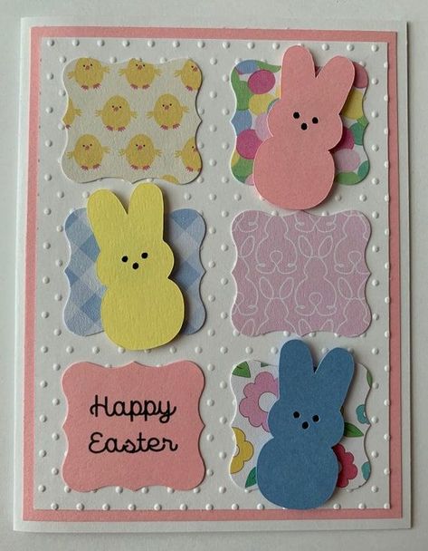 Happy Easter Cards, Cuttlebug Cards, Diy Easter Cards, Easter Cards Handmade, Slimline Cards, Easter Specials, Easy Cards, Happy Easter Card, Easter Greeting Cards