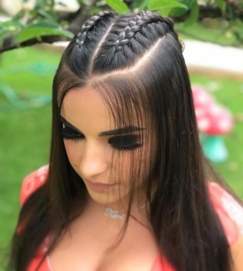 Prom Hairstyles Half Up Half Down, Prom Hairstyles Updos, Half Up Half Down Hair Prom, Long Box Braids, בר מצווה, Penteado Cabelo Curto, Trending Hairstyles, Half Up Half Down Hair, Prom Hairstyles