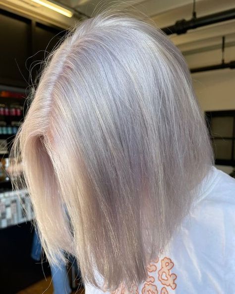 BLEACH on Instagram: "@alexbrownsell's favourite custom toner mix: Lavender Grey and Champagne Super Toner. "This is my favourite glowy blond toner. I have used this mix over the last year on everybody that's going blonde — it's great on all bases." Swipe for the before!" Blonde Toner, Going Blonde, Lavender Grey, Blonde Hair Inspiration, Rapunzel, My Favourite, Toner, Hair Inspiration, Blonde Hair