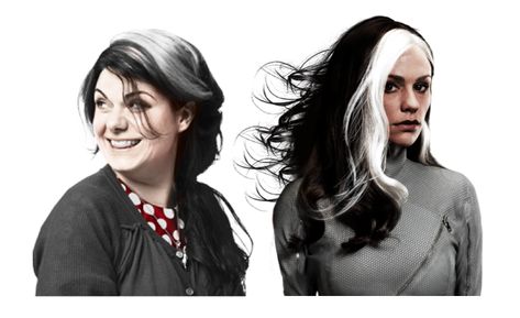 Mallen Streak, Caitlin Moran, Going Grey, Silver Strand, Birth Labor, Going Gray, Hair Starting, Grow Out, Hair Follicle