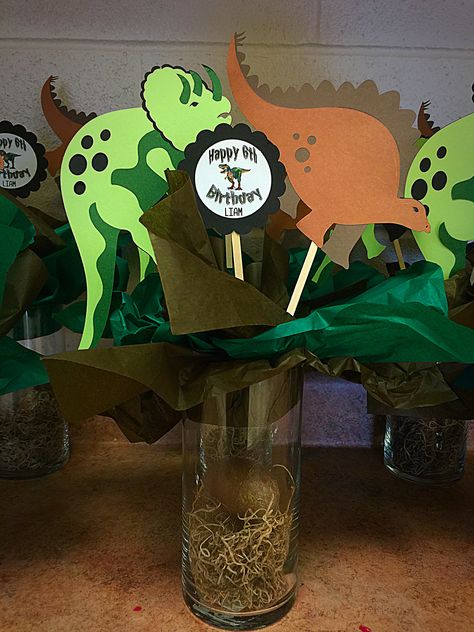 Dinosaur Nest, Nest Diy, Diy Centerpiece, Diy Centerpieces, Birthday Ideas, First Birthdays, Birthday Parties, See More, Party Ideas