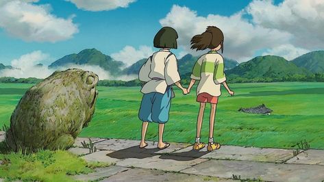 Studio Ghibli Films, Art Studio Ghibli, Personajes Studio Ghibli, Chihiro Y Haku, Studio Ghibli Background, Studio Ghibli Characters, Ghibli Artwork, Studio Ghibli Movies, Studio Ghibli Art