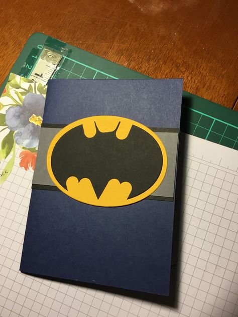 #Batman card Batman Love Letter, Batman Card, Batman Love, Index Cards, Birthday Gifts For Boyfriend, Kids Cards, Love Letters, Boyfriend Gifts, Gifts For Him