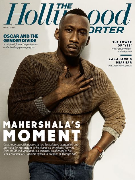 'Moonlight' Breakout Mahershala Ali in His Own Words: A Personal Journey From Childhood Upheaval to Spiritual Awakening Abdul Jabbar, Mahershala Ali, Kareem Abdul, Kareem Abdul Jabbar, Oscar Award, Film Academy, Baby Due, Hollywood Reporter, Personal Journey