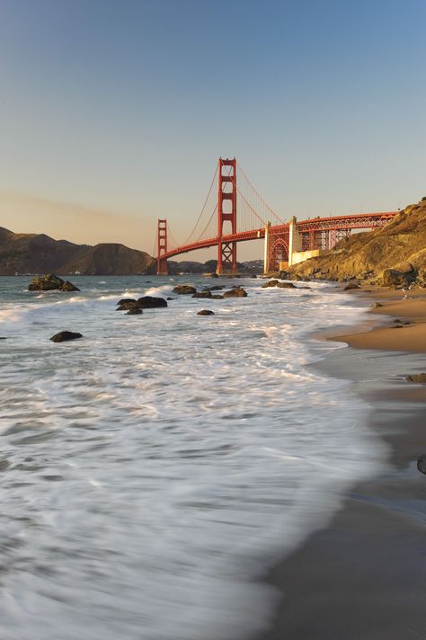 Golden Gate Bridge Wallpaper, Baker Beach San Francisco, Zicxa Photos, Bridge Wallpaper, Best Beaches In The World, Baker Beach, Beach Images, Tropical Beaches, Winter Getaway