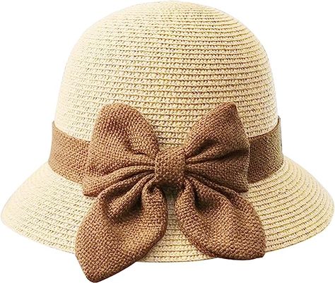 Women Cloche Hat 1920s Vintage Hat Summer Bowler Hat Sun Church Hat for Women Women 1920s, Straw Cloche Hat, Art Deco Party, Winter Bucket Hat, Church Hat, 1920s Vintage, Summer Hats For Women, Bowler Hat, Hat Summer