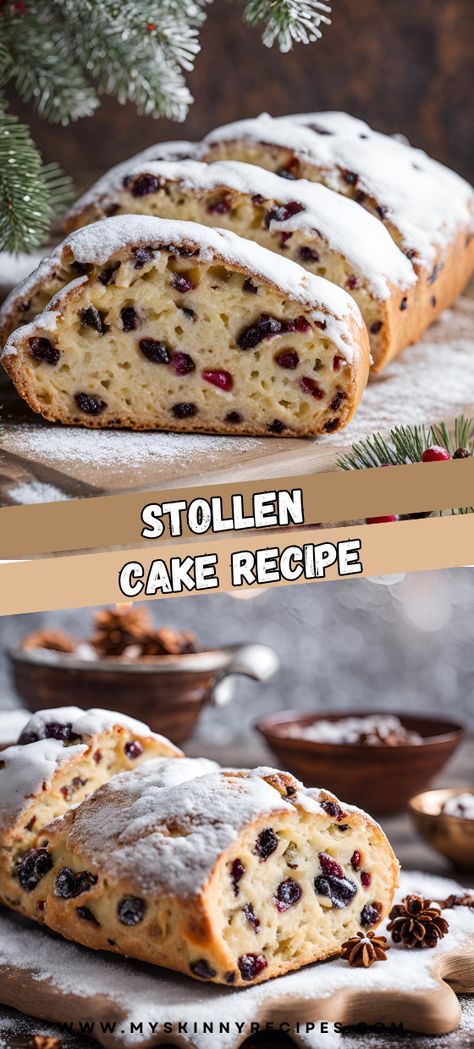 Pinterest Description 🎄🍞 Enjoy a slice of traditional German Christmas with this delicious Stollen! Packed with dried fruits, nuts, and optional marzipan, this rich and festive bread is perfect for holiday celebrations. #Stollen #ChristmasBaking #HolidayRecipes #FestiveBread #myskinnyrecipes 🍰✨🍊 Sweet Cornbread Cake Recipe, Cornbread Cake Recipe, German Christmas Bread, Stollen Cake, Stollen Bread, German Stollen, Traditional German Christmas, Stollen Recipe, Festive Bread