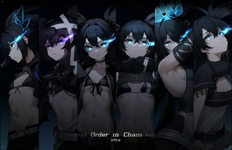 Black Rock Shooter Fragment, Black Rock Shooter Fanart, Black Rock Shooter Wallpapers, Black Rock Shooters, Black Rock Shooter, Female Knight, Verse Art, Black Rock, Live Wallpapers