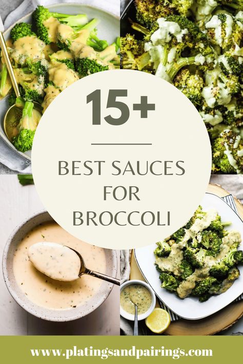 Creamy Sauce For Vegetables, Broccoli Dipping Sauce, Steam Broccoli Recipes, Sauce For Steamed Vegetables, Dip For Broccoli, Unique Broccoli Recipes, Broccoli Sauce Recipes, Sauce For Steamed Broccoli, Sauce For Broccoli Easy