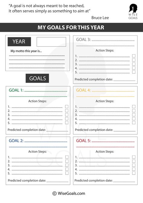 Life Plan Template, Goal Planning Worksheet, Smart Goals Worksheet, Smart Goals Template, Counseling Worksheets, 5 Year Plan, Goals Sheet, Goal Setting Template, School Goals