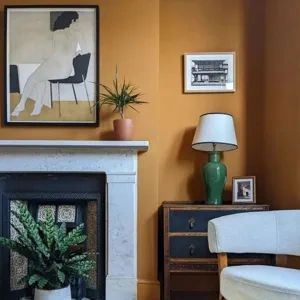 Victorian Lounge, Mustard Living Rooms, Yellow Walls Living Room, Farrow And Ball Living Room, Yellow Dining Room, Mustard Walls, Feature Wall Living Room, Snug Room, Victorian Living Room