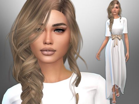 Deerytrait Sims 4 Cc Clothes, Sims 4 Celebrities, Sims 4 People, Sims 4 Celebrity Cc, Premade Sims, Rich Girl Hair, Cc Skin, Sawamura Eijun, Legacy Challenge