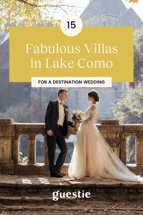 Imagine saying 'I do' amidst the stunning backdrop of Lake Como, Italy. Welcome to the world of luxury destination weddings, where elegance and romance intertwine. We've curated a list of the top 15 fabulous villas in Lake Como that will transform your dream wedding into a reality. Get ready to discover the ultimate venues for your once-in-a-lifetime celebration with Guestie. Lake Como Wedding Venues, Lake Como Destination Wedding, Lake Como Micro Wedding, Lake Como Italy Wedding, Wedding Reception Lake Como, Wedding Venues Italy Lake Como, Elope In Lake Como, Destination Wedding Etiquette, Destination Wedding Decor