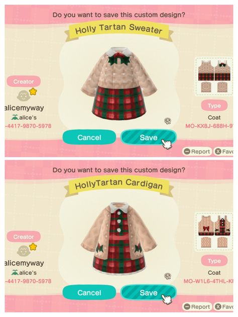 Christmas Island Animal Crossing, Animal Crossing Christmas Outfits, Acnh Christmas Outfit, Acnh Clothes Pattern Grid Christmas, Acnh Christmas Clothes Codes, Acnh Hats Codes, Acnh Christmas Clothes Design, Acne Outfit Codes, Animal Crossing Clothes Codes Winter