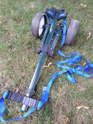 Turn a Golf Cart Into Kayak Dolly : 5 Steps - Instructables Kayak Hacks, Boat Hacks, Kayak Wheels, Kayak Diy, Kayak Modifications, Girls Surfing, Kayak Carrier, Canadian Canoe, Kayak Fishing Setup