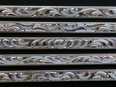 engravings Metal Engraving Tools, Engraving Patterns, Engraving Metal, Engraving Designs, Homemade Bracelets, Motif Art Deco, Tooling Patterns, Engraving Tools, Jewelry Photography Styling