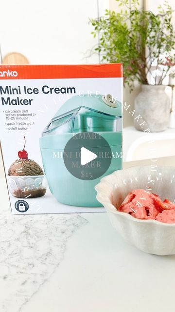 Dina santos on Instagram: "KMART- MINI ICE CREAM MAKER 

A couple weeks ago I was at @kmartaus and I saw this mini ice cream machine for $15 and I had to give it a go . Being lactose intolerant ( me and my daughter) I thought it would be a great idea to make our own ice cream and omg  can’t tell you how good it was and seriously for a $15 little machine it’s amazing. 
So good too for people with allergies, to make their own ice cream or frozen yogurt. 
And yes you can buy ice cream from the shops already done but seriously nothing beats a good homemade ice cream and so much affordable too . 
( I did a small quantity here just to show you all the steps and how it works) .

- Mini ice cream maker $15 
.
.
.
.
.
.
#kmart #kmartfinds #kmartfind #kmartaustralia #kmartaus #kmartstyling #kmarthom Mini Ice Cream Maker, Best Homemade Ice Cream, Mini Ice Cream, Sorbet Recipes, Lactose Intolerant, Ice Cream Machine, Ice Creams, Ice Cream Maker, Homemade Ice