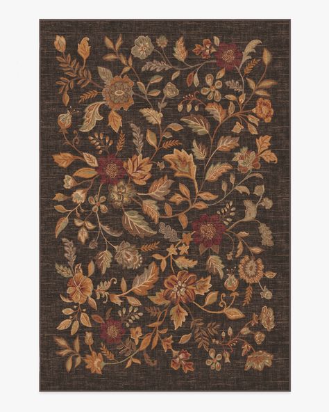 Brown Floor Rug Ideas, Woodsy Living Room Rug, Dark Brown Outdoor Rug, Dark Brown Rug Living Room, Warm Area Rug, Washable Entryway Rug, Brown Bathroom Rug, Brown Rug Living Room, Earthy Office