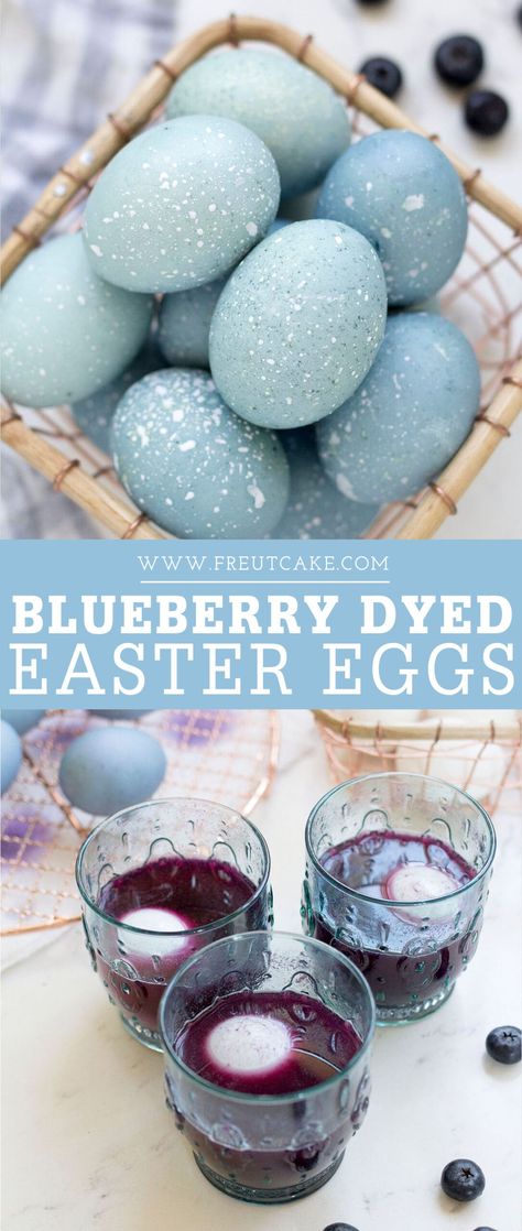 How to dye Easter eggs naturally with blueberries. #nontoxic #naturaldye #eastereggs #easter Natural Egg Dye, Dyed Easter Eggs, Dye Easter Eggs, Diy Osterschmuck, Naturally Dyed Easter Eggs, Egg Dye, Easter Egg Dye, Easter Inspiration, Easter Eggs Diy