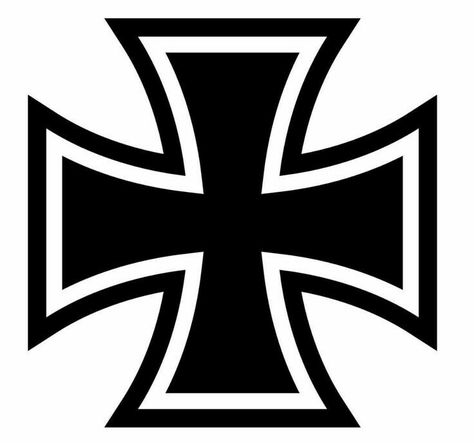 Iron Cross Tattoo, Cruz Vector, Harley Davidson Stickers, Brotherhood Tattoo, Motocross Logo, Teutonic Order, Military Cross, Skull Stencil, Cross Vector