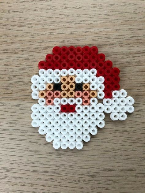 Perler Bead Ornaments Pattern, Perler Beads Pattern, Hama Beads Christmas, Christmas Perler Beads, Hamma Beads Ideas, Beads Pattern, Hama Beads Design, Diy Perler Bead Crafts, Perler Bead Templates