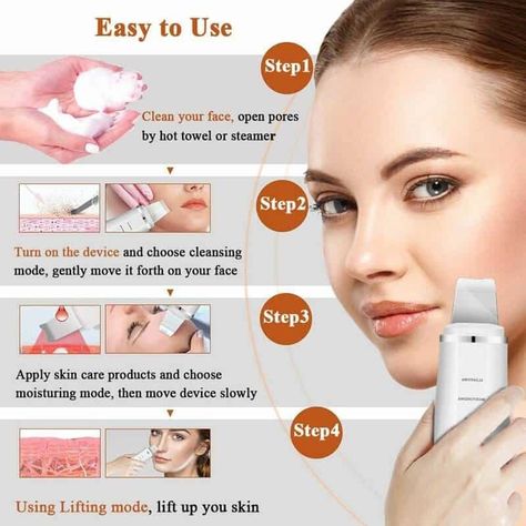 Ultrasonic Facial, Esthetician Inspiration, Facial Scrubber, Baby Toilet, Diy Lotion, Beauty Works, Beauty Gadgets, Beauty Center, Korean Skin