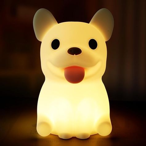 Daixinde Puppy Dog Lamp, Soft Silicone Dog Night Light, Rechargeable Dimmable Kids Nightlight, Bedside Lamp Nursery Nightlight with 20 Minutes Timer and Touch-Sensitive for Bedrooms, Living Room - Amazon.com Lamp Nursery, Dog Lamp, Nursery Night Light, Night Light Kids, Bedside Lamp, Puppy Dog, Soft Silicone, Night Light, Dogs And Puppies