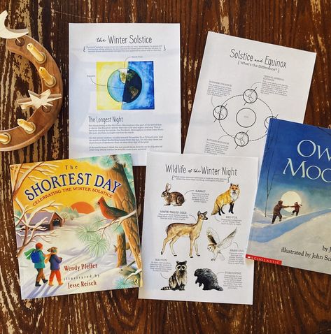 Winter Solstice Traditions, Solstice And Equinox, Winter Break, Book Suggestions, Nature Study, Homeschool Preschool, Interactive Activities, Winter Solstice, Study Unit