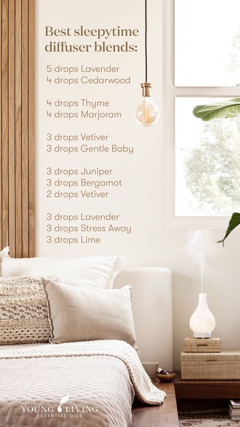 Young Living Essential Oil Diffuser, Diffuser Blends Young Living, Diy Essential Oil Diffuser, Young Living Oils Recipes, Young Living Diffuser, Essential Oil Diffuser Blends Recipes, Oils For Sleep, Young Living Essential Oils Recipes, Essential Oils Guide