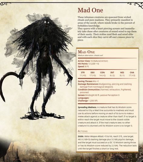 Monster Manual, Dnd Stats, Dnd Stories, Mythical Monsters, Dungeon Master's Guide, Dungeons And Dragons 5e, Darkest Dungeon, Dungeons And Dragons Classes, Dnd Dragons