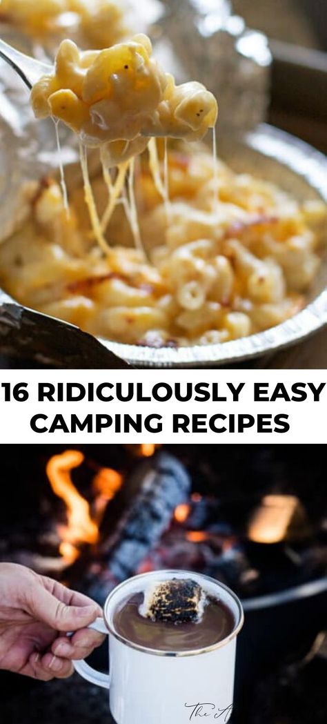 No Fire Camping Meals, Camp Dinner Ideas, Fall Camping Food, Camping Recipes Easy, Make Ahead Camping Food, Camp Stove Recipes, Easy Camping Food, Easy Camping Recipes, Rv Meals