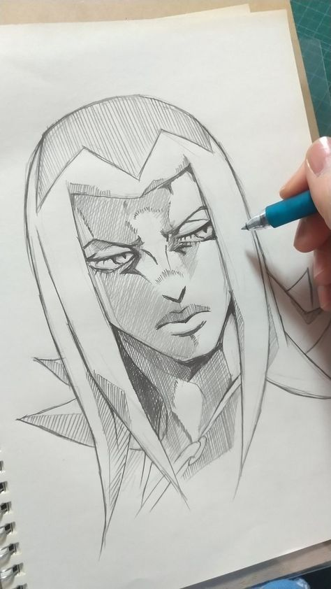 Leone Abbacchio, Jojos Bizarre Adventure Jotaro, Jojo's Bizarre Adventure Anime, Jojo Anime, Creating Characters, Sketch Inspiration, Mini Drawings, Dessin Adorable, Sketches Easy