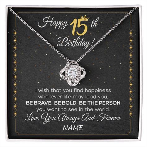 Personalized Happy 15Th Birthday Necklace For Her Girls Daughter Niece Sister Goddaughter Granddaughter 15 Year Old Birthday Customized Gift Box Message Card This Necklace Comes With A Message Card And Gift Box For 2008 15th Birthday 2008 15th Gifts Classic Vintage Retro fifteen Old Born In 2008 15 Years Old Best Gift For 15th Quotes For Him Her Present Ideas For Men Women Clothes Men Funny New Necklace Customized Pendant Jewelry Necklaces For Women Anniversary Birthday Christmas Gift Present Ideas For Men, Happy 28th Birthday, Happy 35th Birthday, Happy 26th Birthday, Happy 27th Birthday, Happy 29th Birthday, Happy 19th Birthday, Happy 11th Birthday, Happy 12th Birthday