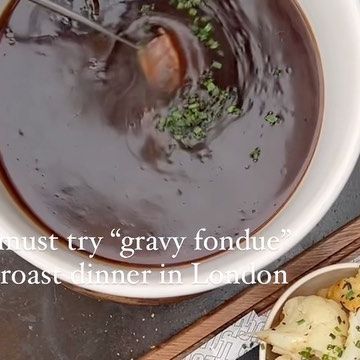 Gravy Fondue, January Book, Roast Dinner, London Food, Sunday Roast, Gravy, Try It, Fondue, Cold Weather