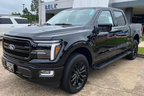 Ford F-150 Lariat Sport FX4 OFF-ROAD Black Appearance Pack Black Ford F150, Ford F150 Lariat, Ford Trucks F150, Ford F 150, Ford Trucks, Ford F150, Off Road, Chevy, Hockey