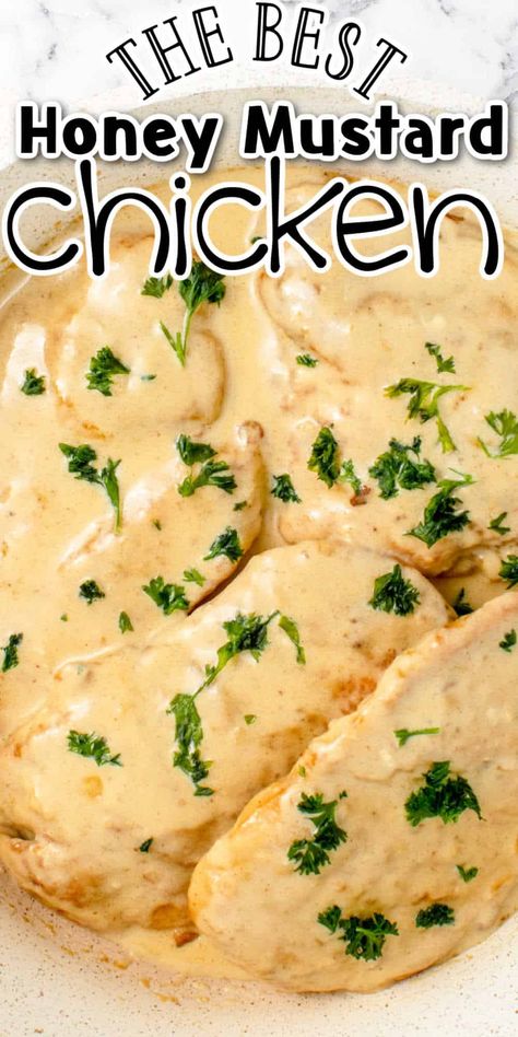 Honey Mustard Chicken With Mushrooms, Brown Mustard Recipe, Green Vegetable Recipes, Honey Mustard Chicken Breast, Mustard Chicken Breast, Honey Dijon Chicken, Mustard Chicken Thighs, Honey Mustard Chicken Recipes, Honey Mustard Recipes