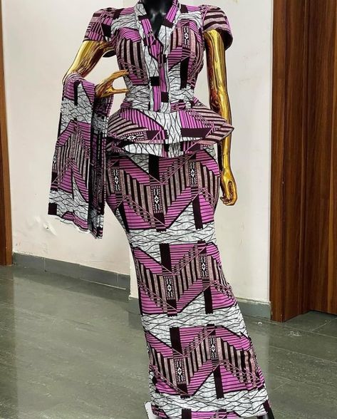 Latest And Stunning Ankara Styles For Ladies 2023. Batik Styles For Ladies, Beautiful Ankara Skirt And Blouse, Ankara Styles For Ladies, Ankara Skirt Styles, Skirt And Blouse Styles, Ankara Skirt And Blouse Styles, Ankara Blouse, Ankara Styles For Women, Ankara Skirt And Blouse