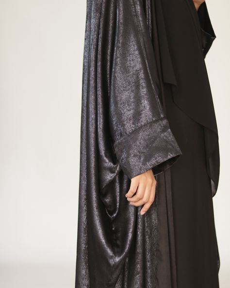 Dreamy Metallic Abayas ✨ Use discount code LAUNCH10 for 10% off these beauties! 🩵💜🤍 Pearl Abaya, Hijabi Outfit, Modest Wear, Abayas Fashion, Discount Code, Coding, 10 Things, How To Wear, On Instagram