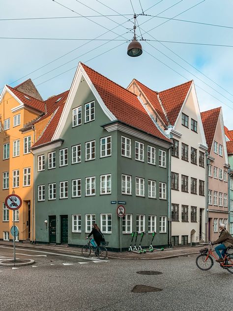 Copenhagen's Most Colorful Places Copenhagen Architecture, City Streets Photography, Copenhagen City, Copenhagen Travel, Scandinavian Lifestyle, Ibiza Beach, Tivoli Gardens, Colorful Places, Tourist Sites