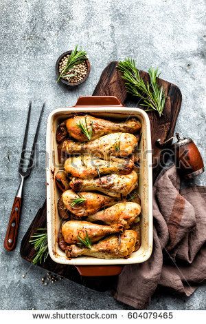 Baked chicken drumsticks on a gray metal background Drumstick Recipes Oven, Perfect Baked Chicken, Low Calorie Chicken, Baked Chicken Drumsticks, Chicken Leg Recipes, Drumstick Recipes, Chicken Drumstick Recipes, Chicken With Olives, Easy Baked Chicken