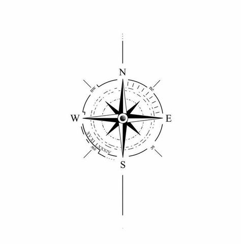 Compass Tattoo Minimalist, Vibe Tattoos, Small Compass Tattoo, Small Anchor Tattoos, Map Cake, Simple Compass Tattoo, Pop Culture Tattoos, Compass Tattoo Men, Band Tattoos For Men