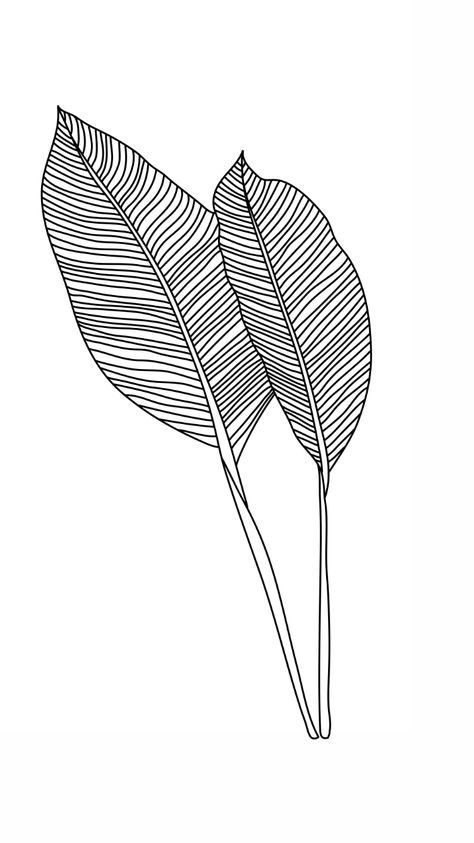 Minimalist line art created for the perfect wall art piece. Download, Print and Hang. Easy printable wall art for the perfect gift.  #minimalist #wallart #lineart #flowerwallart #linedrawing #goddess #printable #digitaldownload #homedecor #poster #illustration #minimal #drawing #printable #gift Line Drawings Leaves, Palm Leaf Line Drawing, Tropical Leaves Line Art, Tropical Line Art Mural, Line Art Leaf, Printable Wall Art Bathroom, Minimal Drawing, Deco Surf, Illustration Minimal