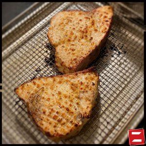 Air Fryer Swordfish | buzzyfoods Air Fry Swordfish Steaks, Fried Swordfish Recipes, Swordfish Recipes Air Fryer, Air Fryer Swordfish Steak, Air Fryer Swordfish Recipes, Airfryer Swordfish Recipes, Swordfish Air Fryer, Recipes For Swordfish Steaks, Swordfish In The Air Fryer