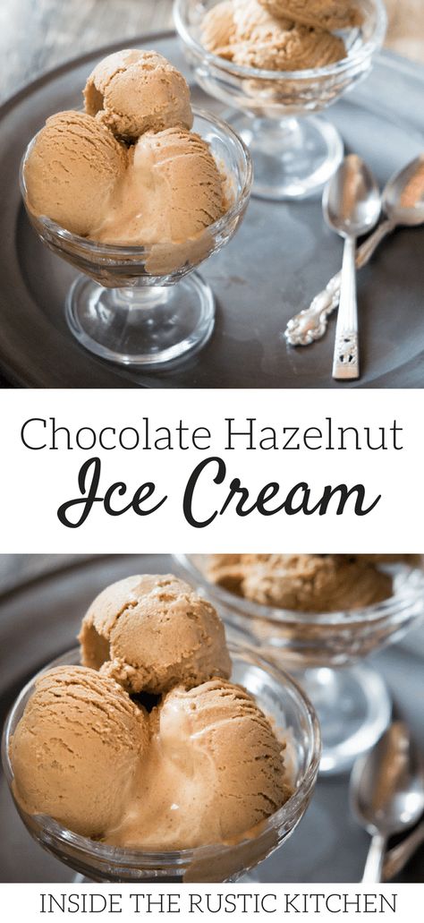 Chocolate hazelnut ice cream, a simple and fun recipe that will put you in nutty, chocolatey ice cream heaven. More authentic Italian recipes and traditional Italian recipes at Inside The Rustic Kitchen. Hazelnut Gelato, Traditional Italian Recipes, Nutella Ice Cream, Authentic Italian Recipes, Hazelnut Ice Cream, Hazelnut Recipes, Gelato Recipe, Italian Recipes Traditional, Homemade Ice Cream Recipes