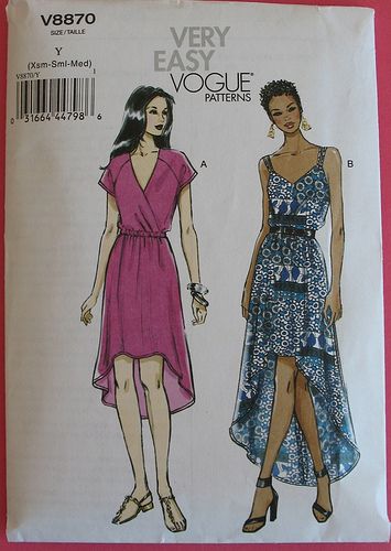 https://www.flickr.com/photos/45801735@N03/8588616728/ Easy Dress Sewing Patterns, Summer Dress Patterns, Vogue Dress, Elastic Waist Dress, Vogue Sewing, Vogue Sewing Patterns, Vogue Pattern, Vogue Patterns, Easy Sewing Patterns