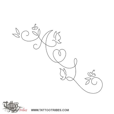 initials in swirls Vine Initial Tattoo, Simply Sally Initials Tattoo, Two Initials Tattoo, Family Initials Tattoo, Initials Tattoos For Women, 3 Initial Tattoo Ideas, Ava Tattoo, Family Initial Tattoo Ideas, Tattoo With Initials