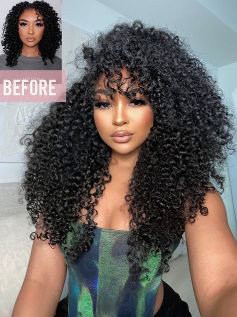 Clip In Hair Extensions - CurlsQueen Curly Hair Wedding Accessories, Deep Curly Hairstyles, Black Curly Hair Black Women, Curly Bundles Sew Ins, Curly Hair Sew In Black Women, Sew In Hairstyles Curly, Burmese Curly Hair Sew In, Long Curly Hair Black Women, Curly Weave Hairstyles For Black Women