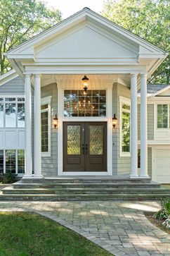 Grand Entrance - Raised Ranch dream remodel Foyer Addition, Raised Ranch Remodel Exterior, Raised Ranch Exterior, High Ranch, Ranch Addition, Raised Ranch Remodel, Remodel Entryway, Split Entry, Raised Ranch